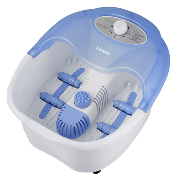 Laretti electric foot spa with massage rollers and heat function